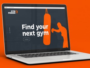 Gym Finder Concept Branding and Web Design